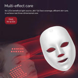 LumaGlow 7-Color LED Light Therapy Mask — Salon-Grade Skin Tech at Home