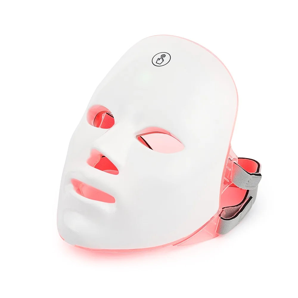 LumaGlow 7-Color LED Light Therapy Mask — Salon-Grade Skin Tech at Home