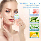 CryoGlow Ice Roller + Gua Sha Set — De-Puff & Sculpt in 5 Minutes